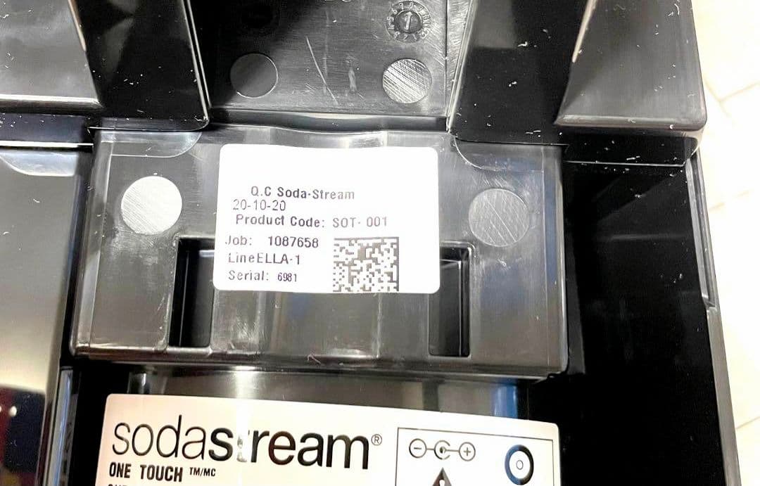 SodaStream ソーダストリーム スピリット ワンタッチ炭酸水メーカー