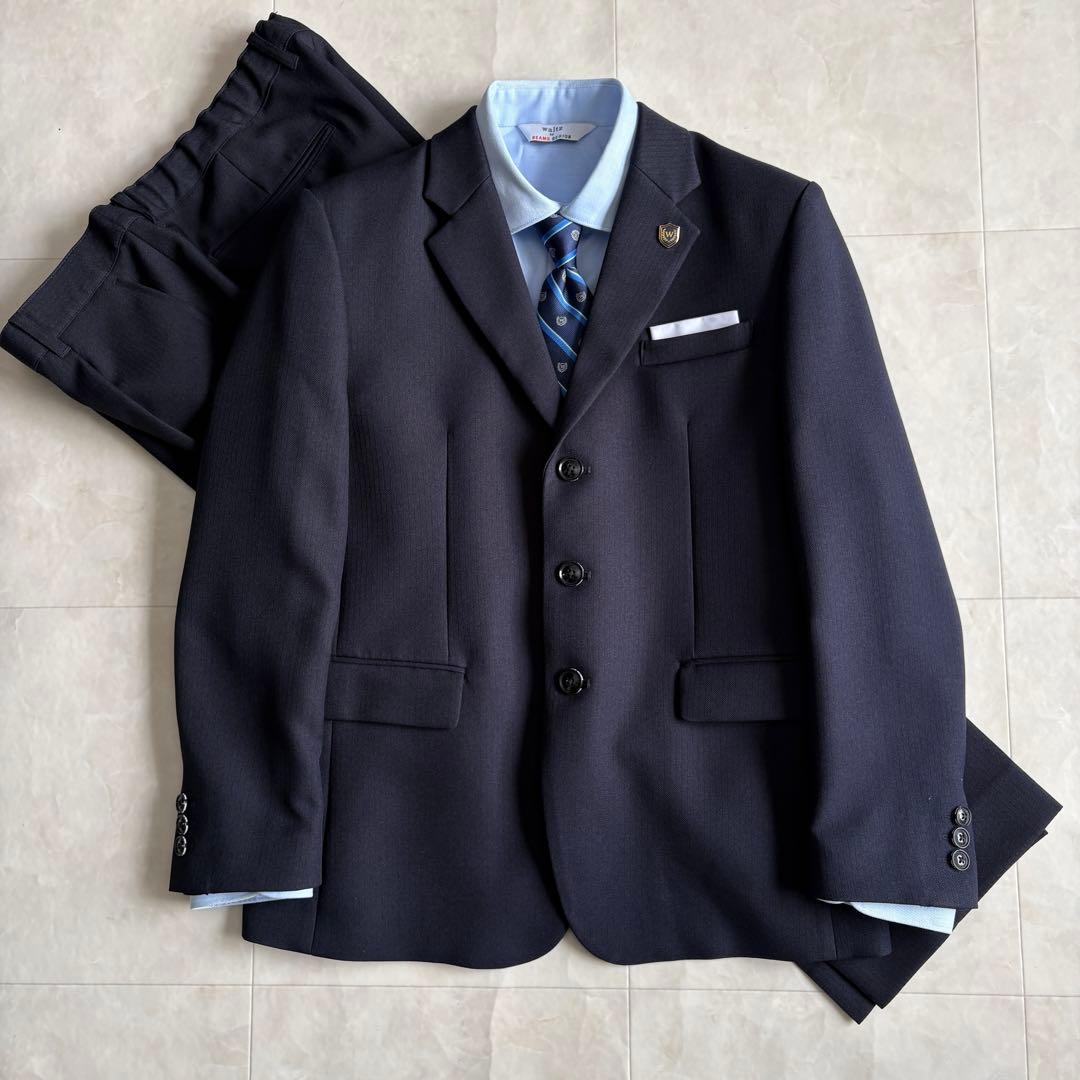 美品✨waltzbyBEAMSDESIGN 紺フォーマルスーツ160B 男の子