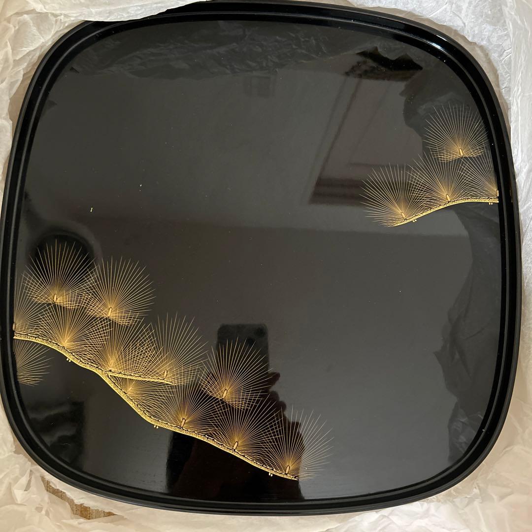 輪島塗飛花沈金　お値下げ中上膳5客