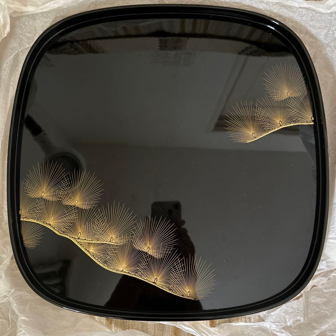 輪島塗飛花沈金　お値下げ中上膳5客