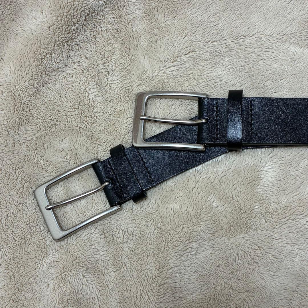 【美品】POOLDE Double Take Belt 本革ベルト カウレザー