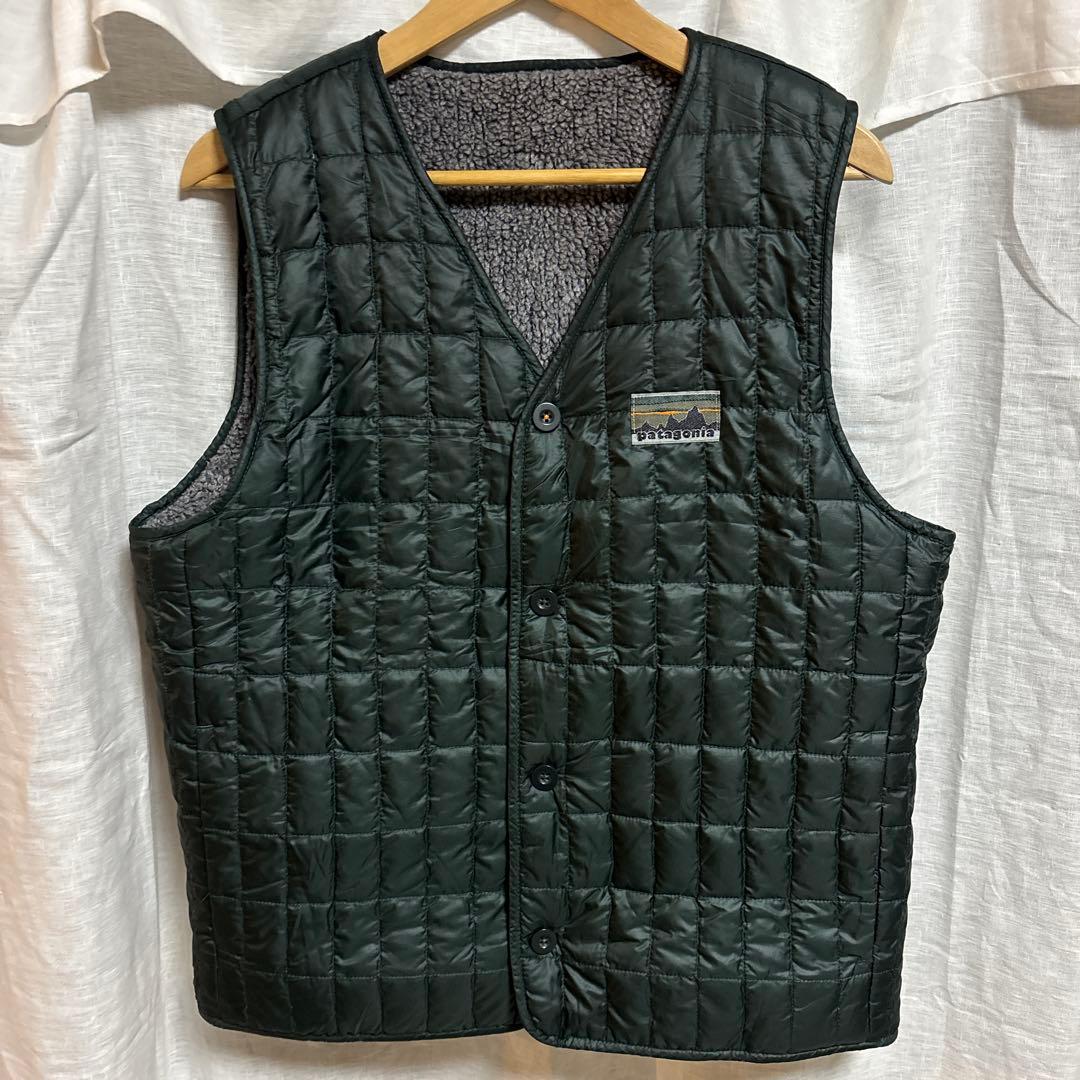パタゴニア　40周年　リバーシブ　リサイクルダウンベスト