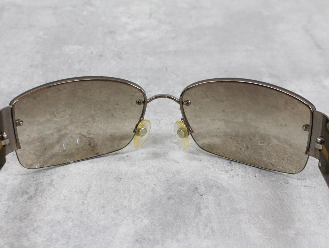 ▲CHANEL サングラス ココマーク ラインストーン ブラウンべっ甲柄