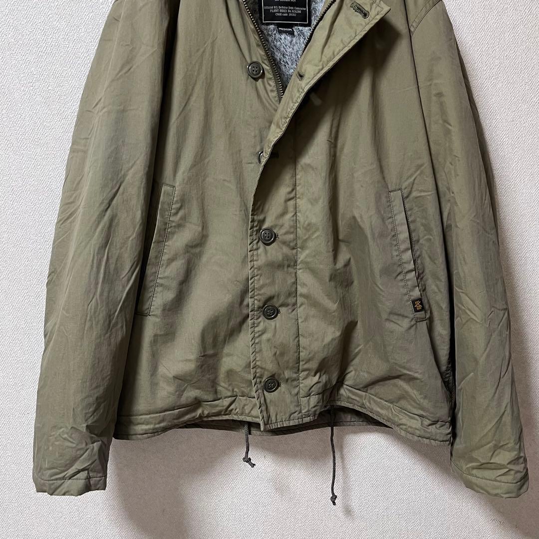 アルファ　N1 デッキジャケット ALPHA INDUSTRIES 　M　N-1
