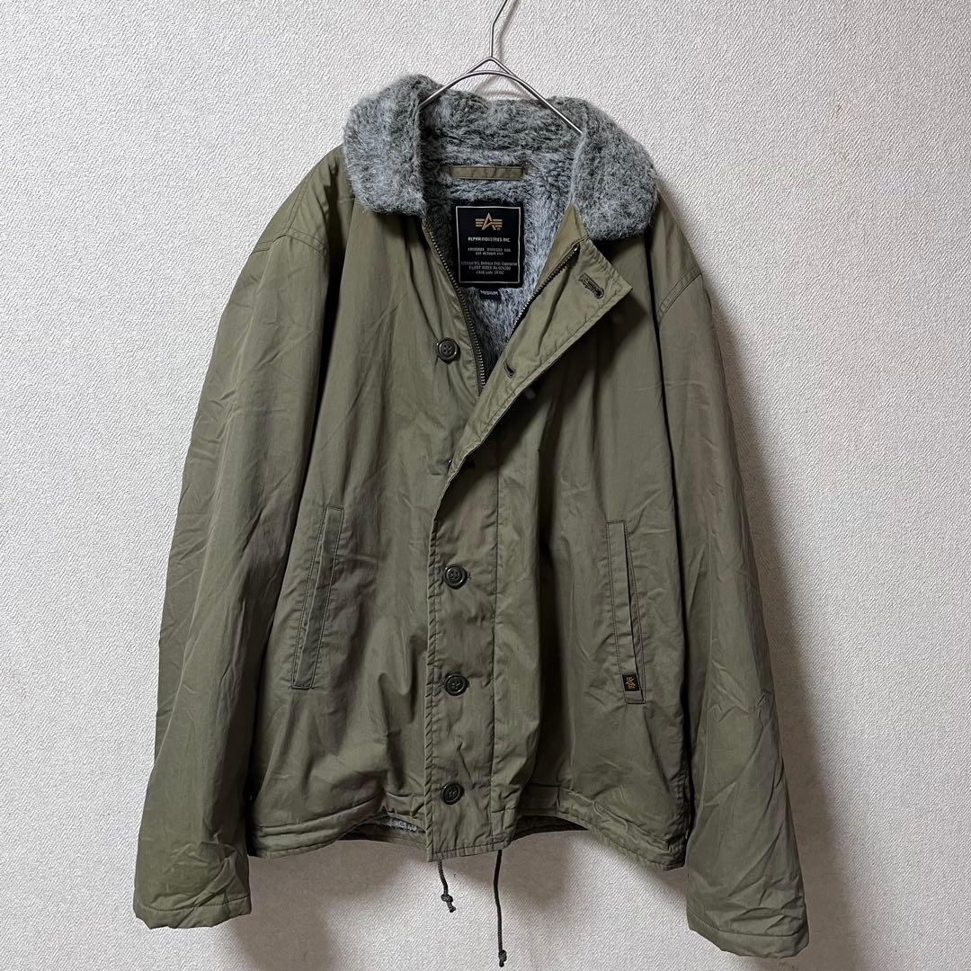 アルファ　N1 デッキジャケット ALPHA INDUSTRIES 　M　N-1
