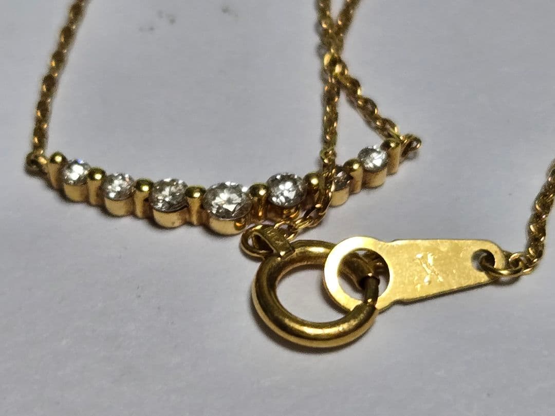 ヴァンドーム青山　K18 リュールネックレスと　ダイヤモンド