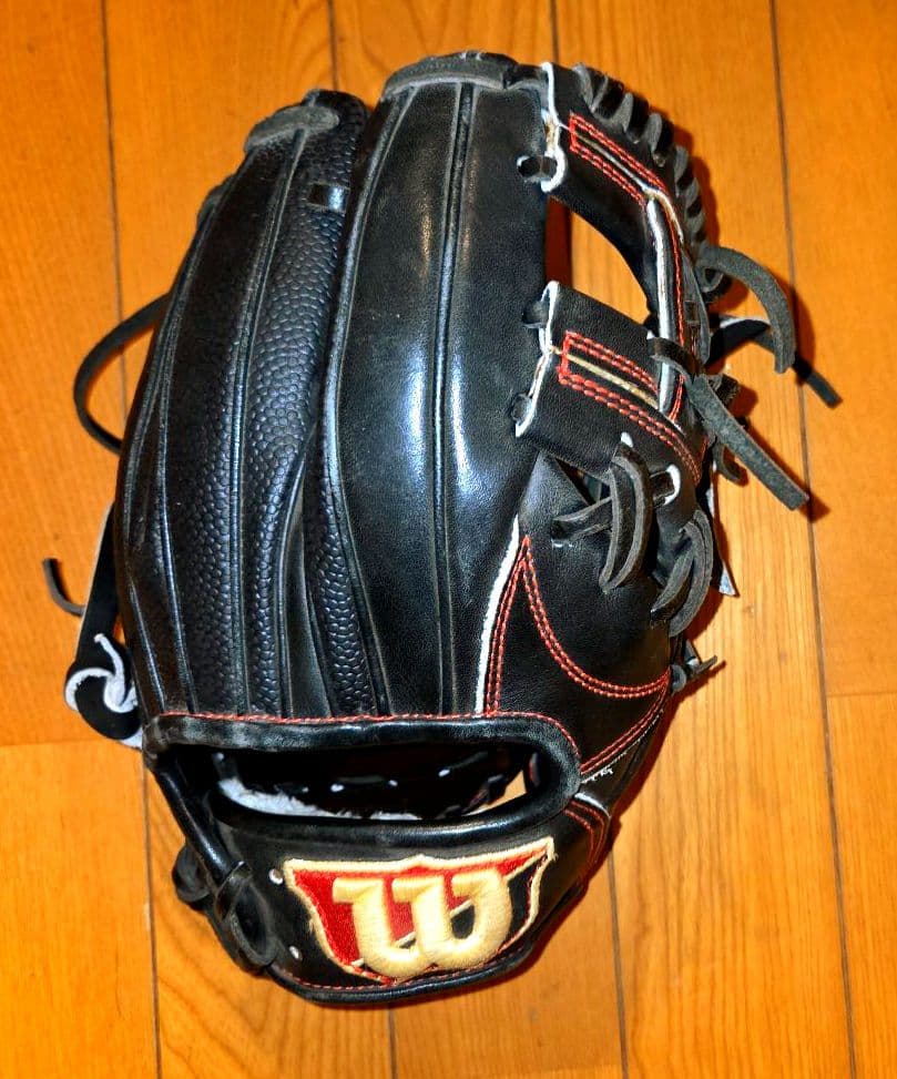 Wilson 軟式グローブ 黒 トレーニンググローブ
