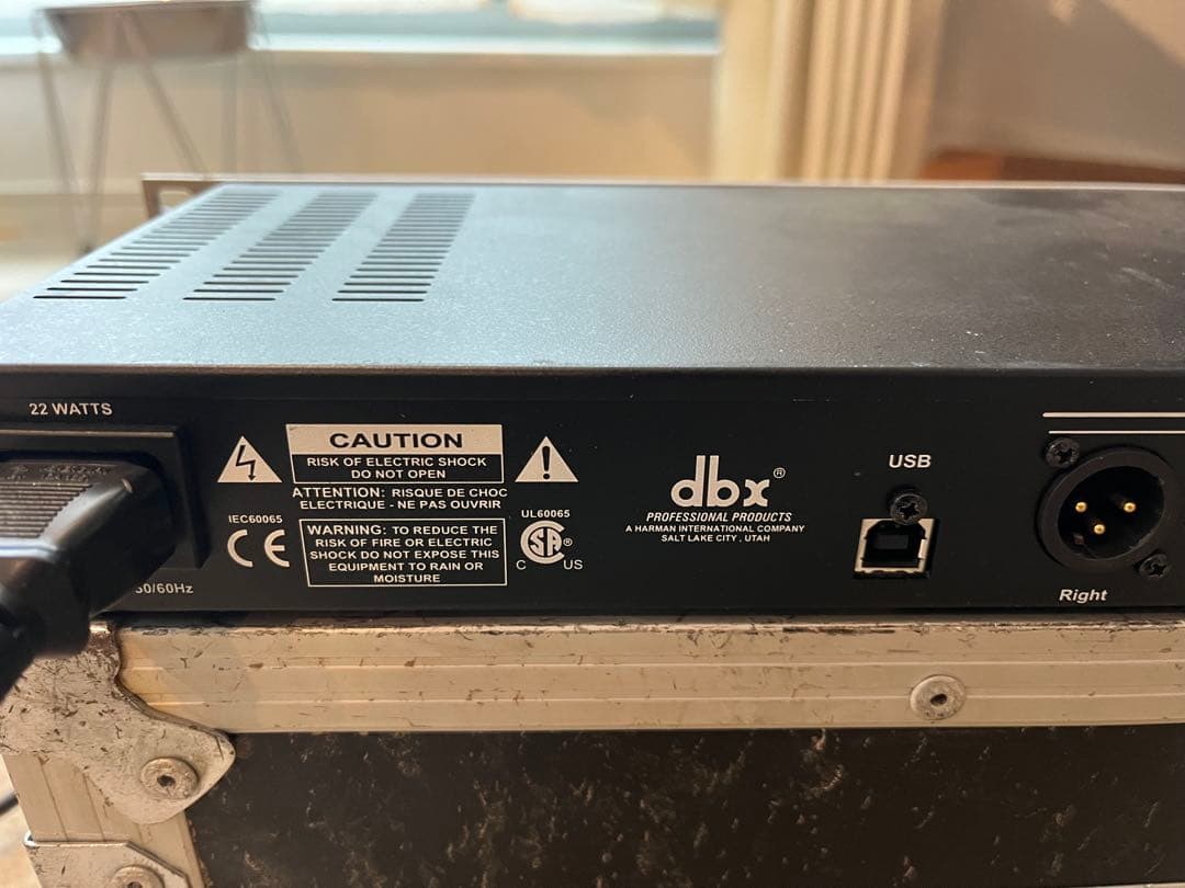 DBX Dack PA+ マルチプロセッサー中古品　1Uラックおまけ付