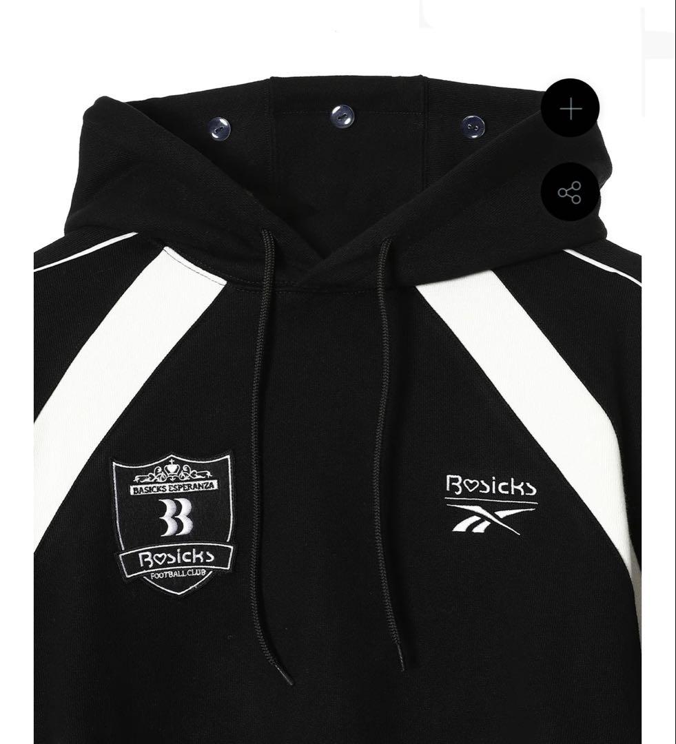 BASICKS x Reebok Uniform Sweat Hoodieタグ有