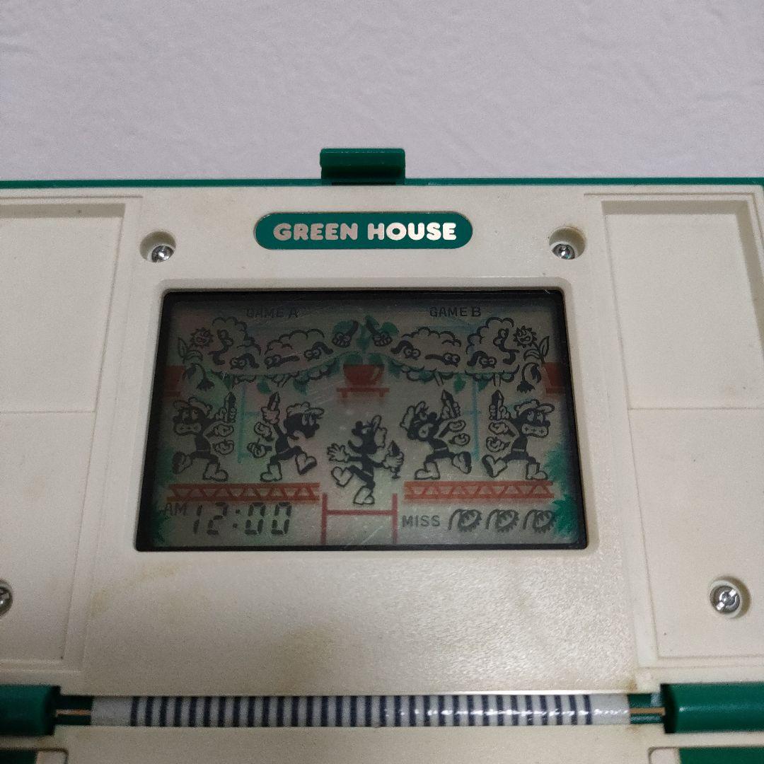 ゲーム＆ウォッチグリーンハウス任天堂Nintendoニンテンドーメンテナンス済み