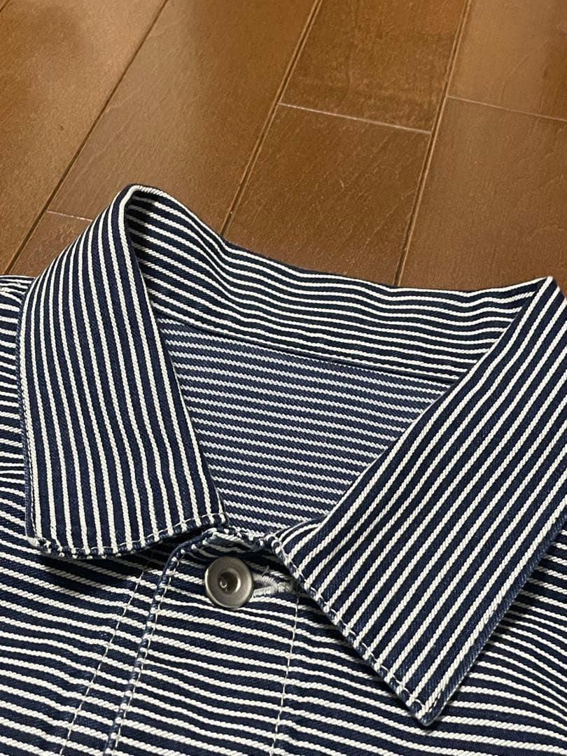 ジャケット・アウター STEINBECK HICKORY STRIPE JACKET 25SS