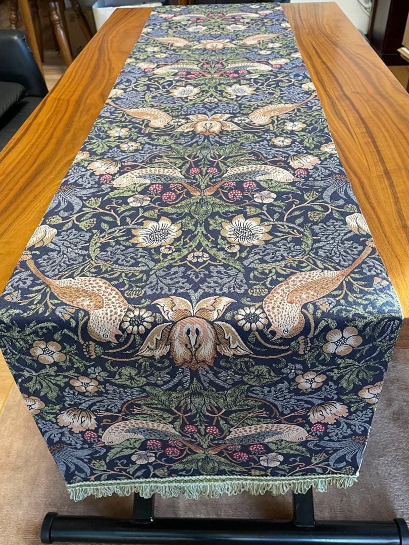 ウイリアムモリス★テーブルランナー、クッションカバー