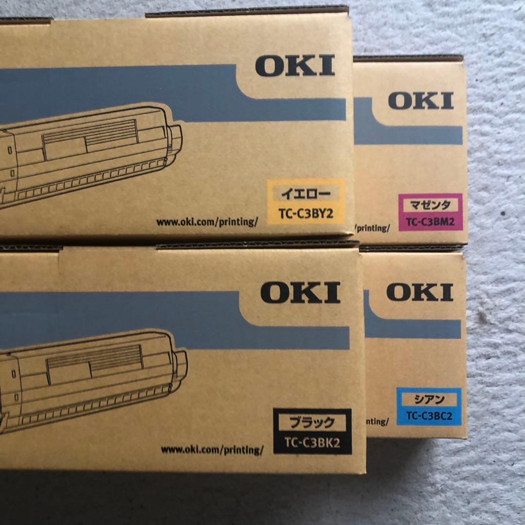 OKI 純正トナーカートリッジ （大）４色セット TC-C3B №２