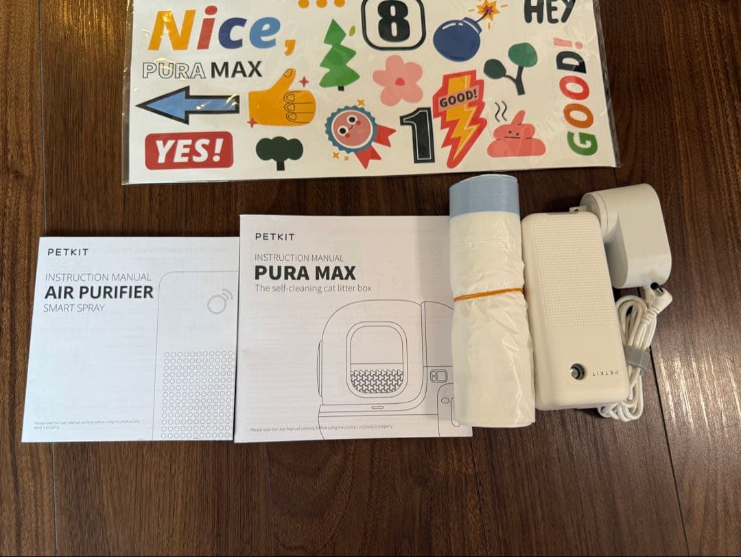 PETKIT 猫 トイレ スマホ管理 センサー付き 飛散防止 自動　MAX