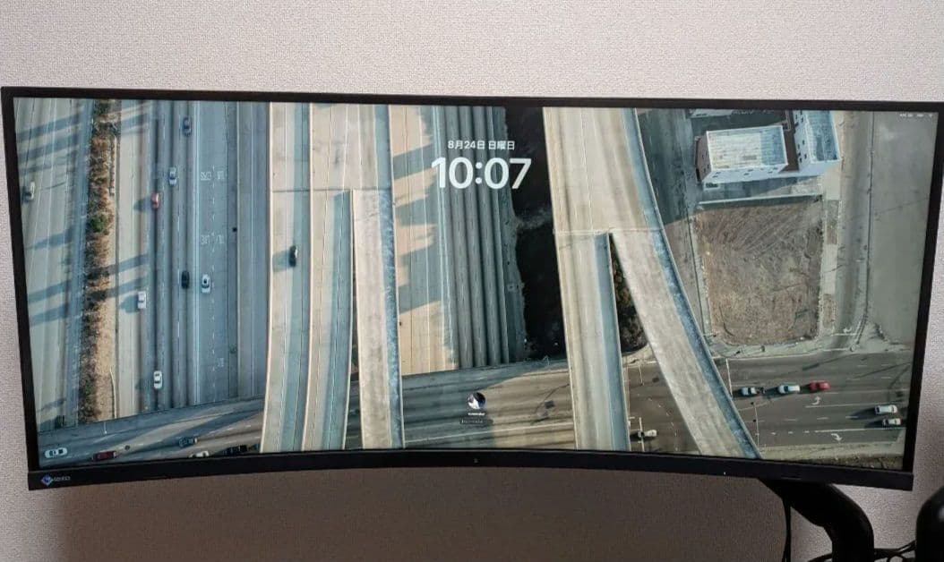 EIZO37.5型曲面ウルトラワイドモニターFlexScan EV3895-BK