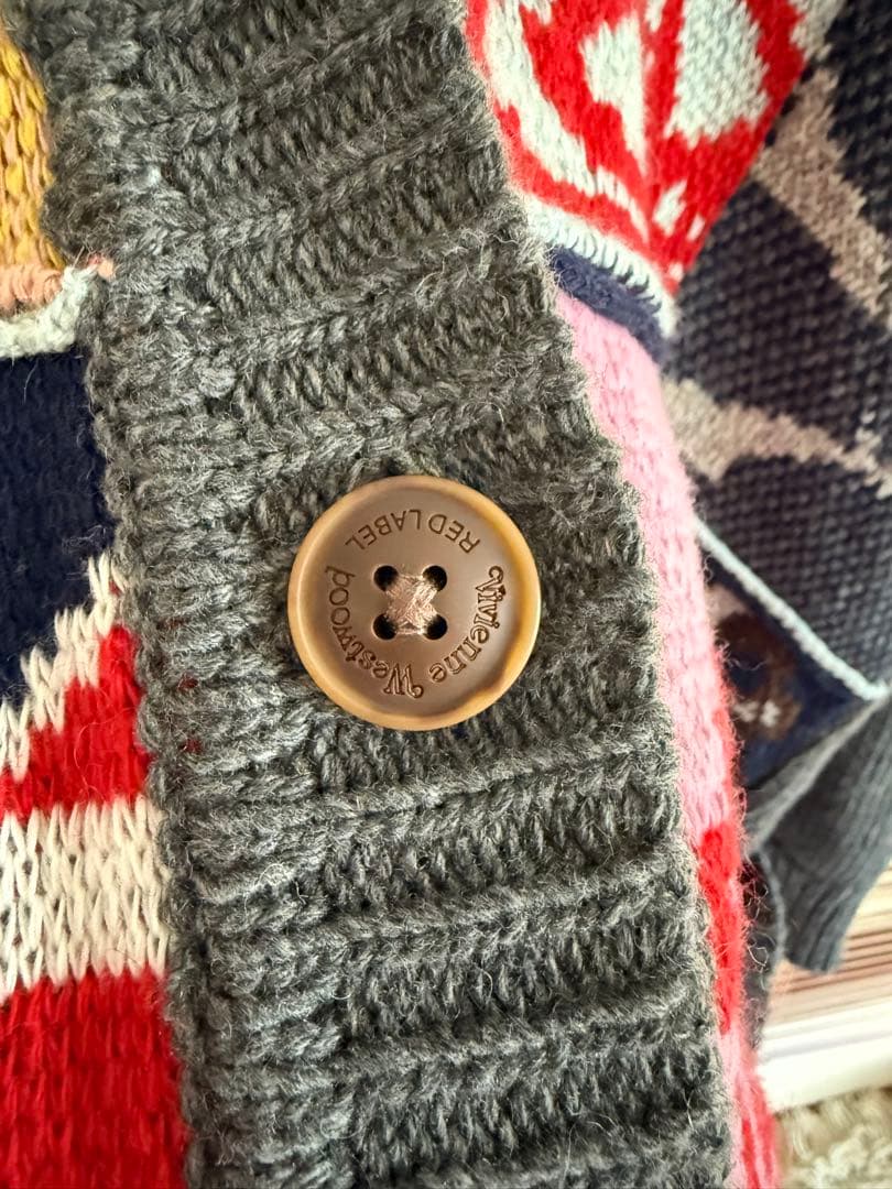 Vivienne Westwood パッチワークチャンキーニット