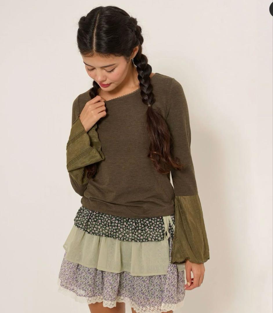 フリルラップレイヤード ショートパンツ TINA：JOJUN