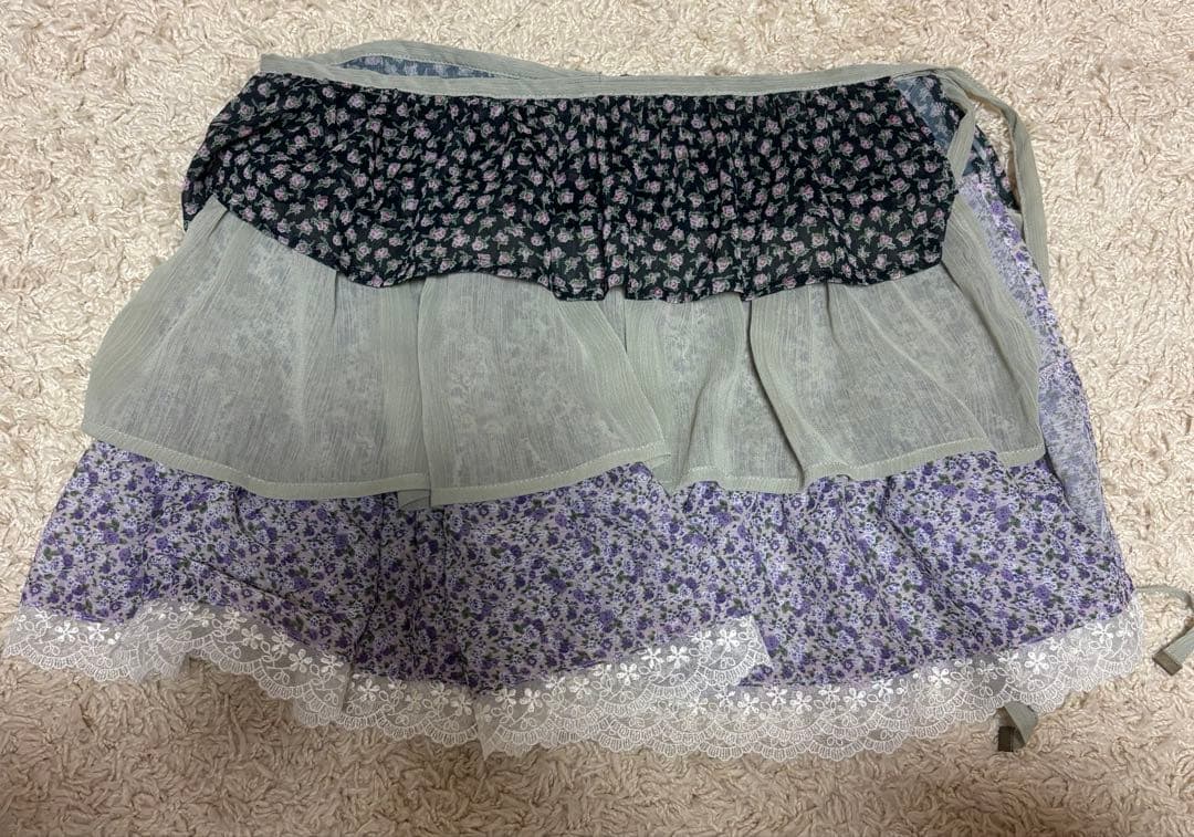 フリルラップレイヤード ショートパンツ TINA：JOJUN