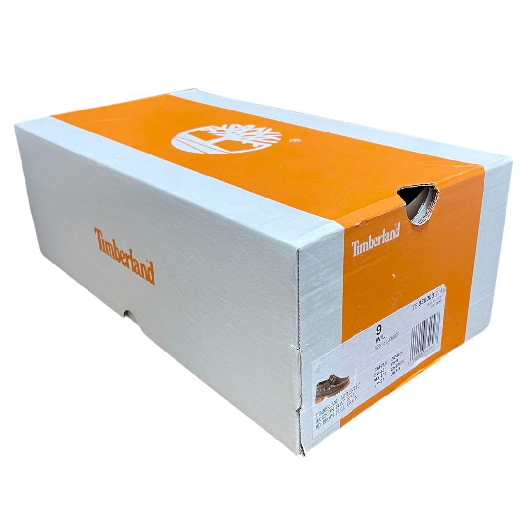 【新品】【未使用】27cm ティンバーランド 3eye モカシン ブラウン