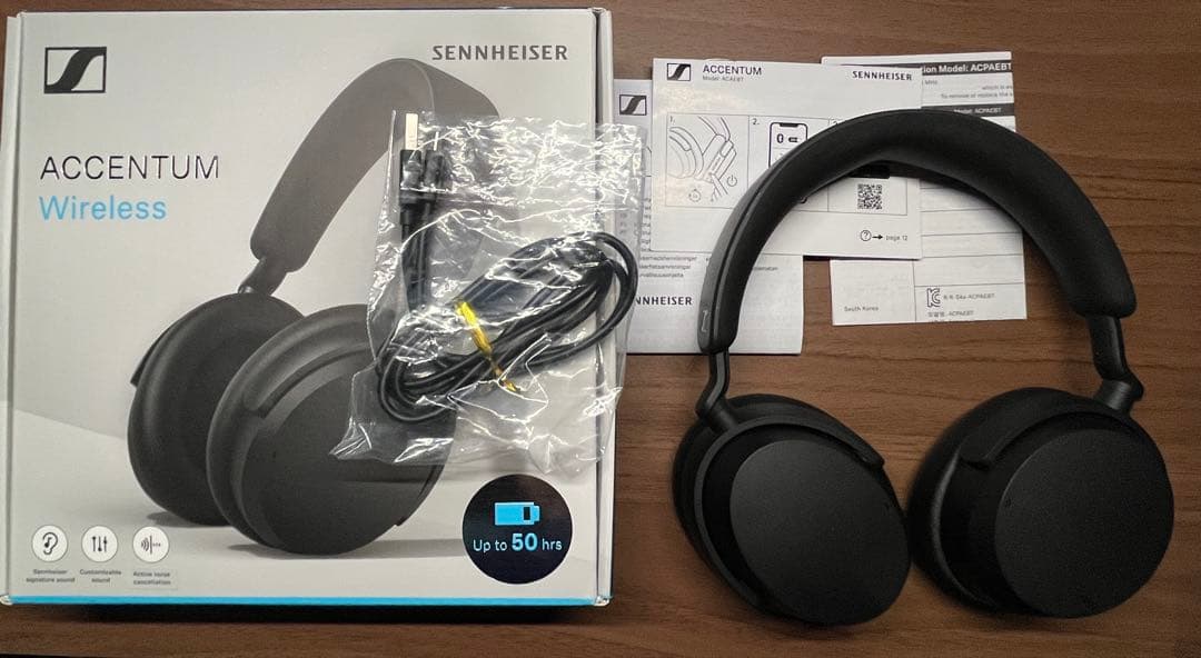 Sennheiser Accentum Wireless ブラック　アクセンタム