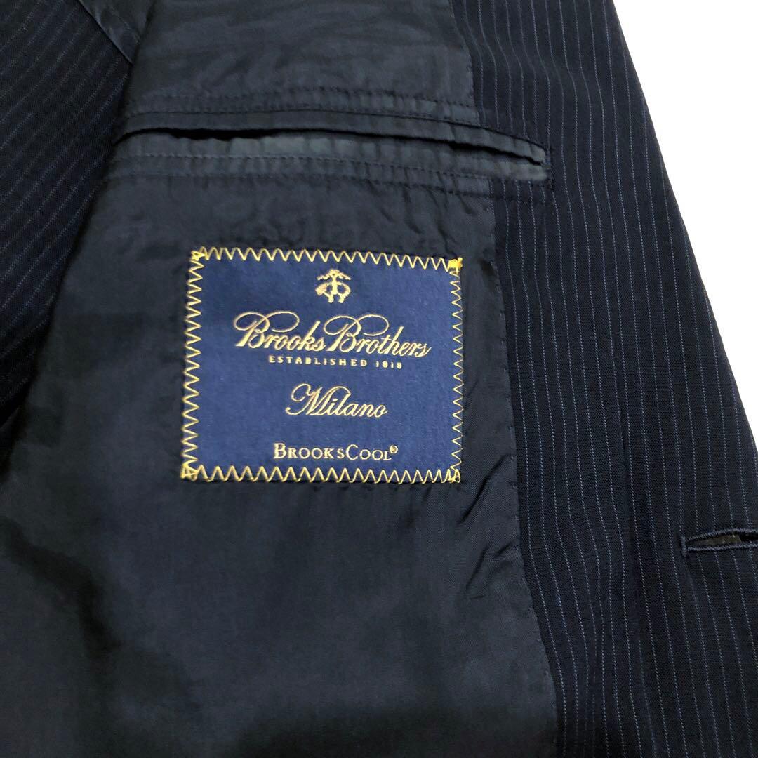BROOKS BROTHERS MILANO セットアップ スーツ 濃紺 M