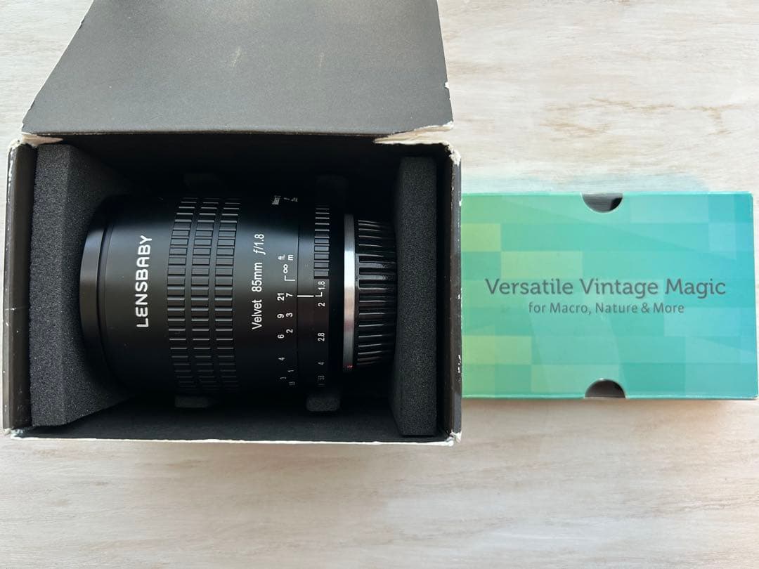 Lensbaby Velvet85 Canon EFマウント 美品