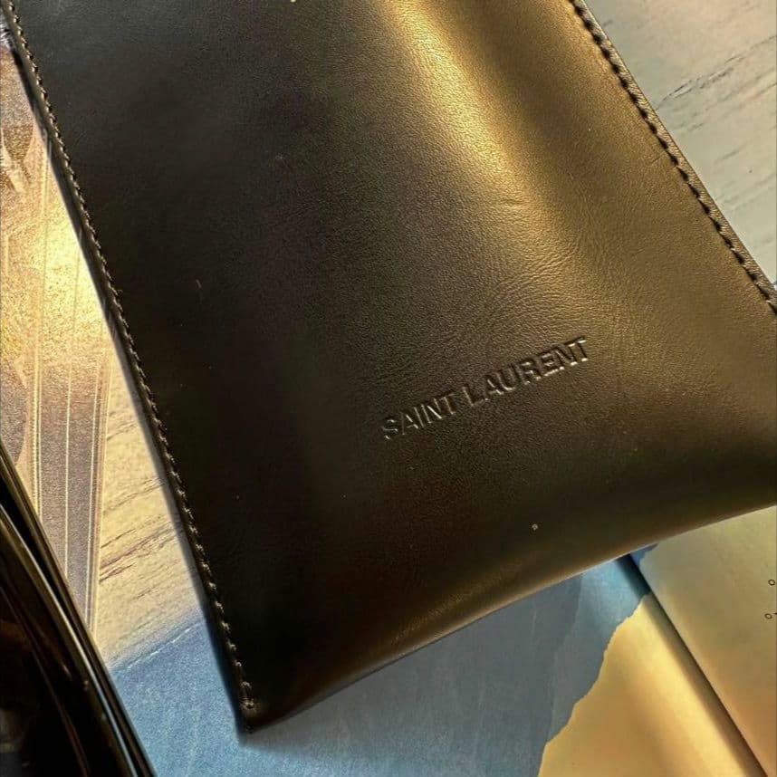 Saint Laurent ウェリントン ロゴサングラス SL318