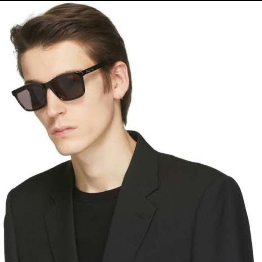 Saint Laurent ウェリントン ロゴサングラス SL318