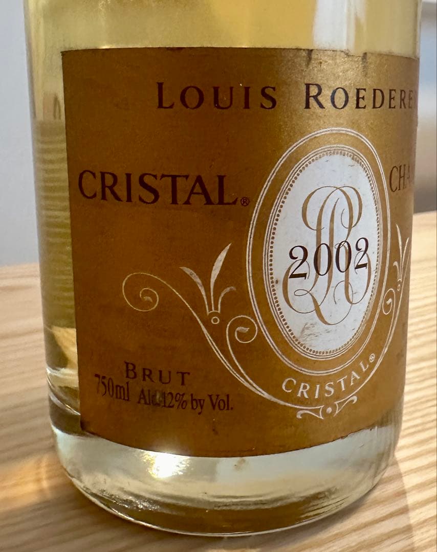 シャンパーニュ　ルイ・ロデレール クリスタル 2002 750ml