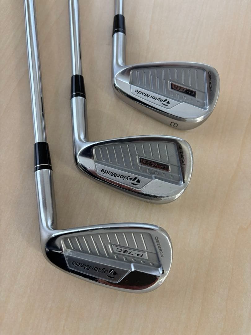 2025年賞金王モデル　テーラーメイド P760 アイアンセット 5-P 6本