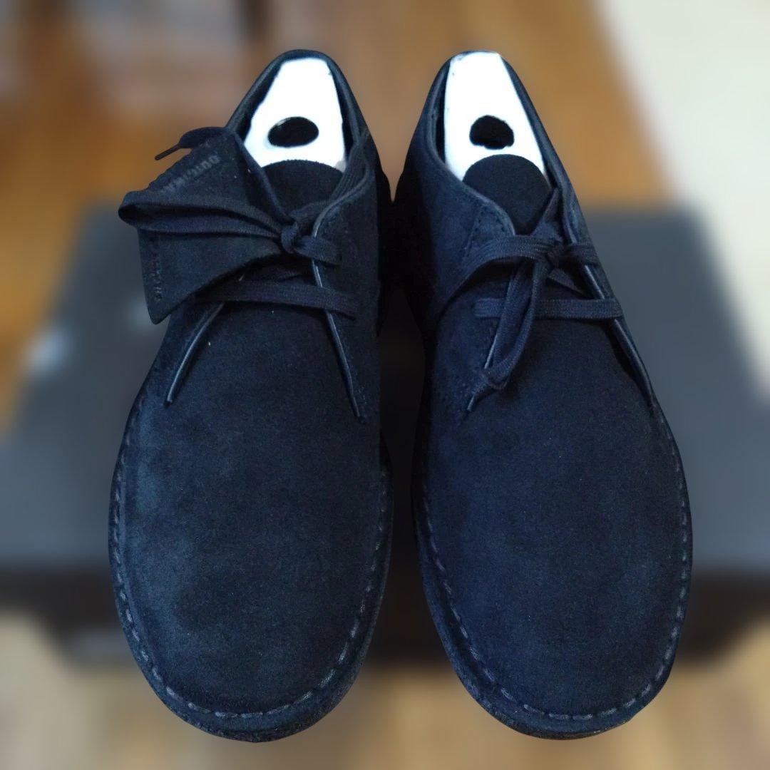 新品ユナイテッドアローズ別注 クラークスオリジナルス デザートカーン ブラック