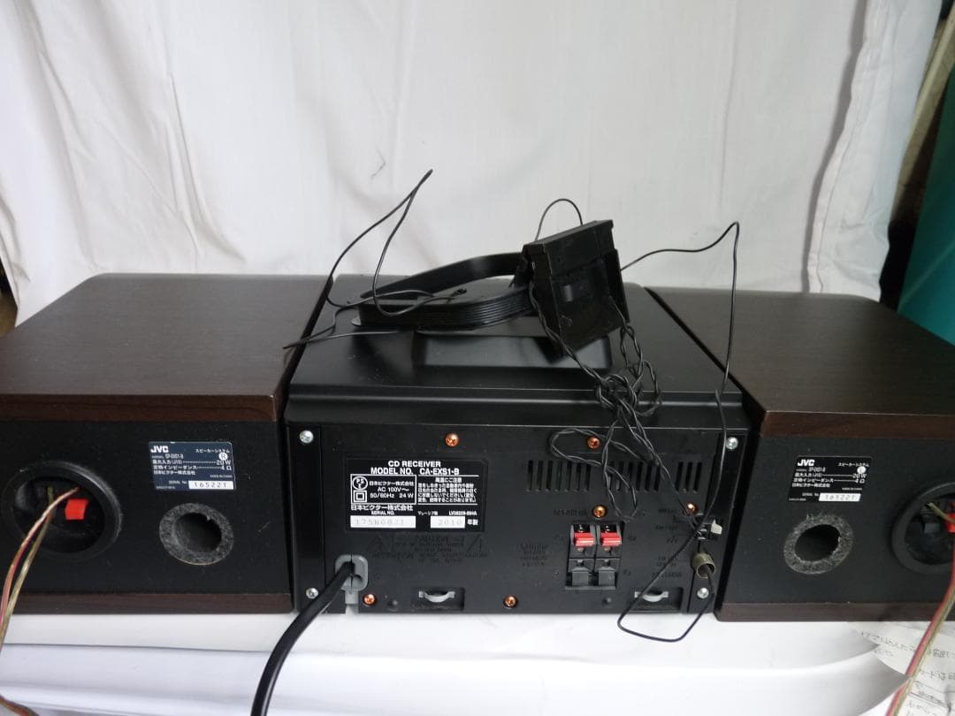 JVC CA-EXS1 ミニコンポ ウッドコーン