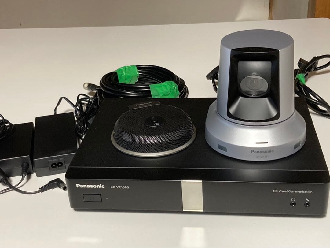 中古品 パナソニック KX-VC1300J一式セット テレビビデオ会議システム
