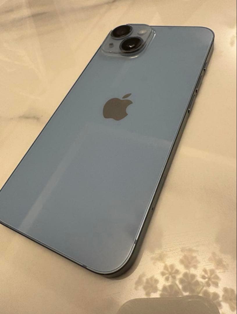 美品　Apple iPhone 14 ブルー 本体と箱付き