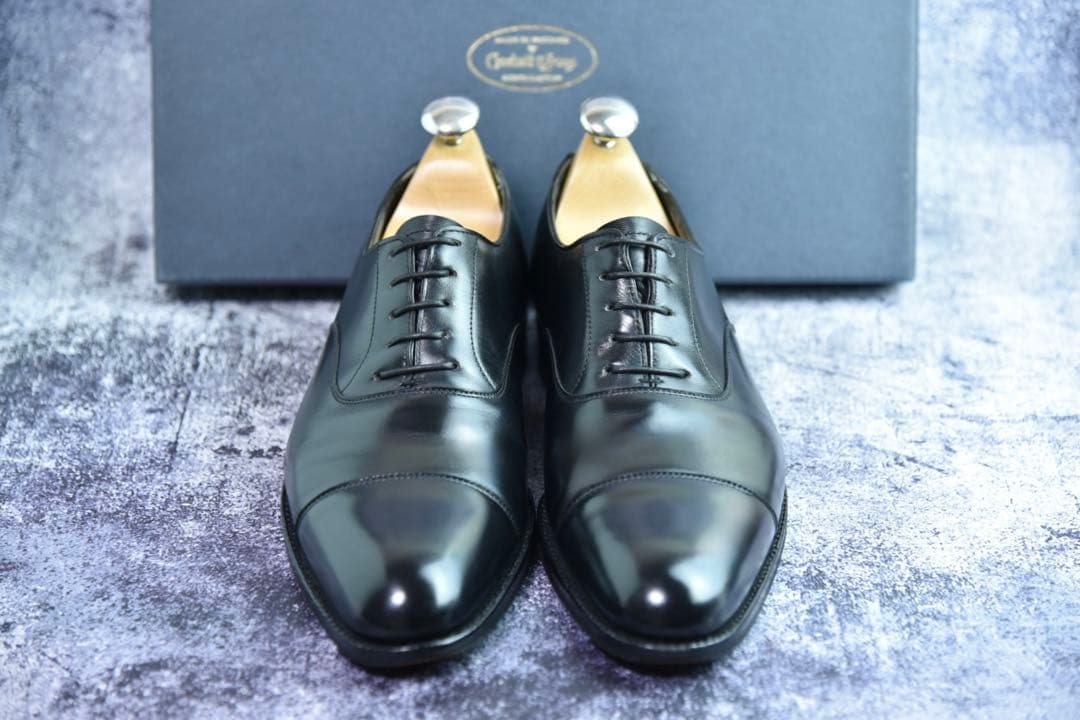 クロケット&ジョーンズ　ブルトン　5.5D　黒　349ラスト　ハンドグレード