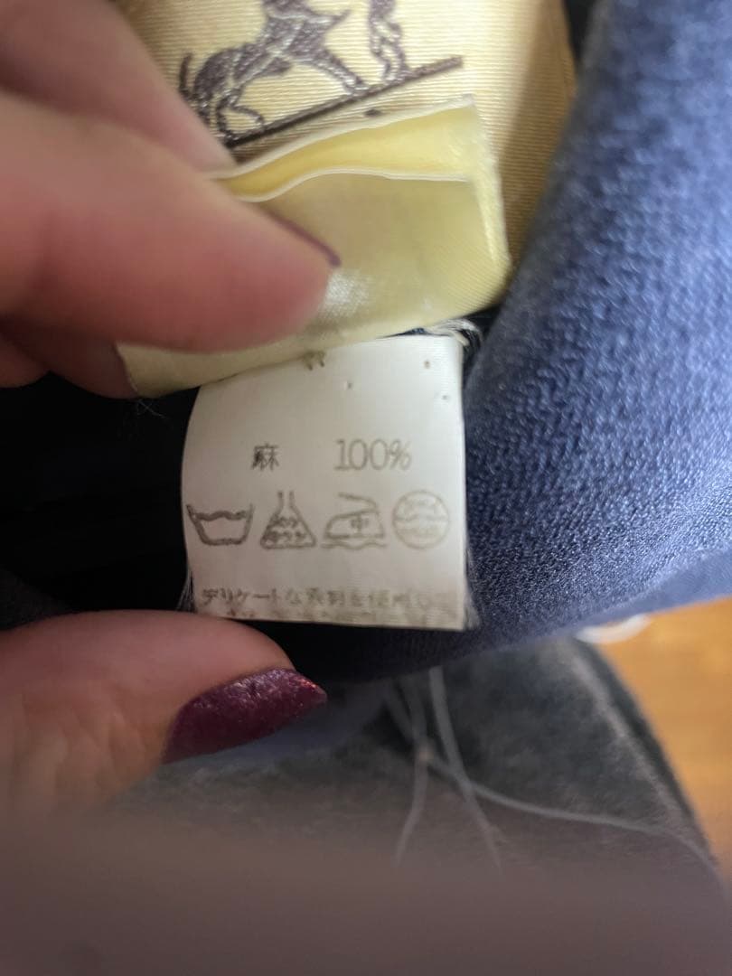 HERMES ジャケット　金ボタン