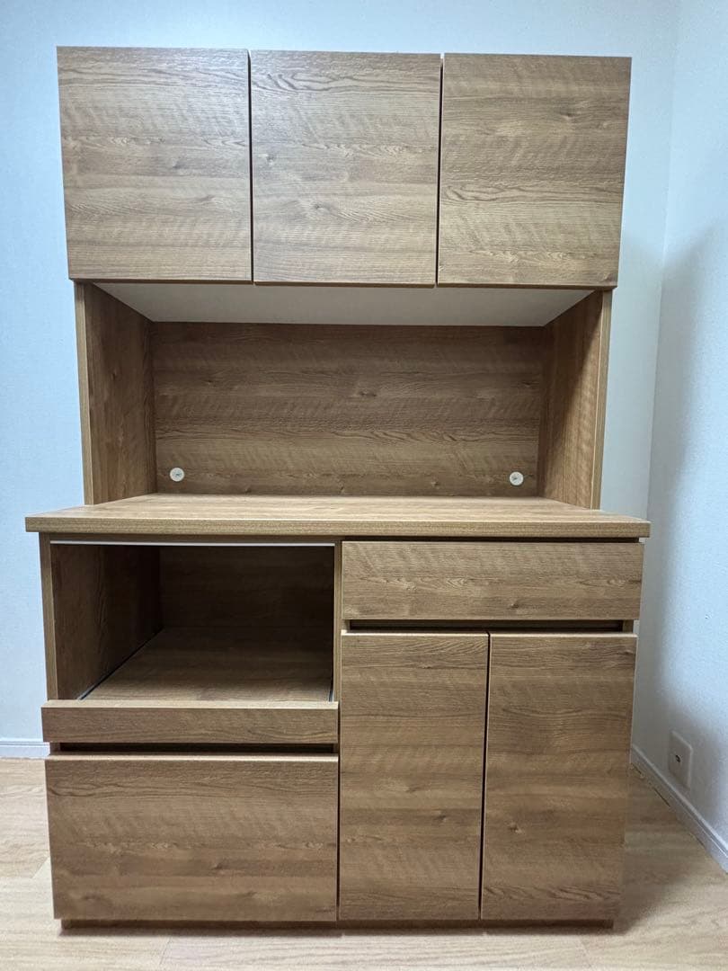 【最終値下け】LOWYA ロウヤ 完成品 キッキンキャビネット[幅116]