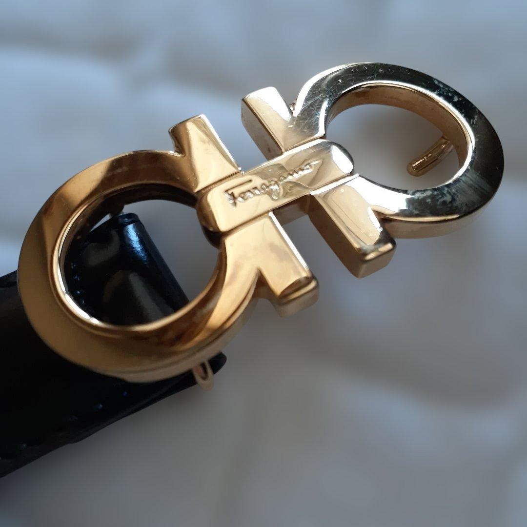 Salvatore Ferragamo フェラガモ ガンチーニ ベルト ゴールド