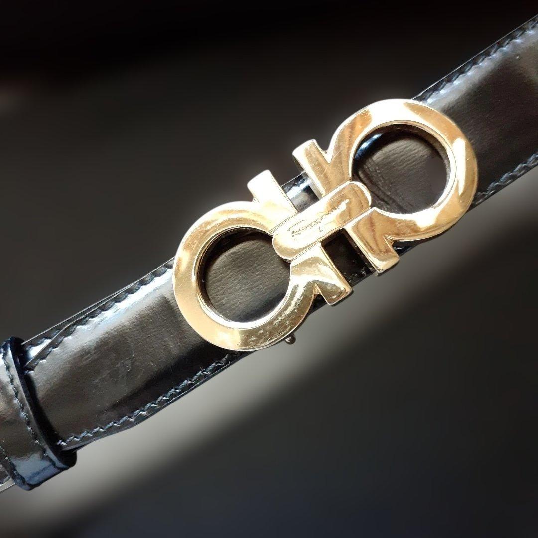 Salvatore Ferragamo フェラガモ ガンチーニ ベルト ゴールド