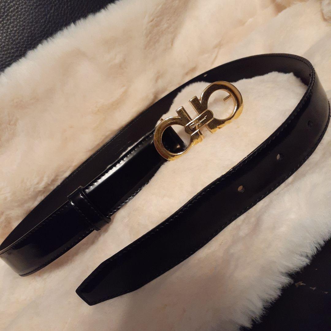Salvatore Ferragamo フェラガモ ガンチーニ ベルト ゴールド