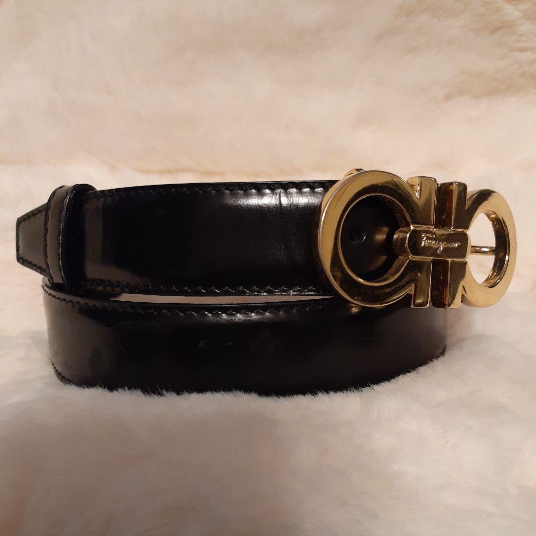 Salvatore Ferragamo フェラガモ ガンチーニ ベルト ゴールド