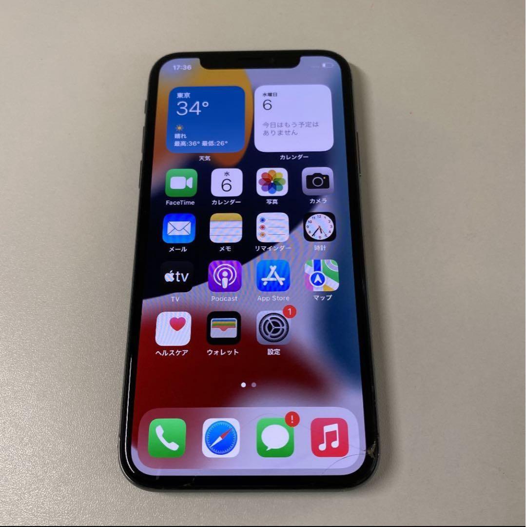 iPhone X Space Gray 64 GB SIMフリー 43179F