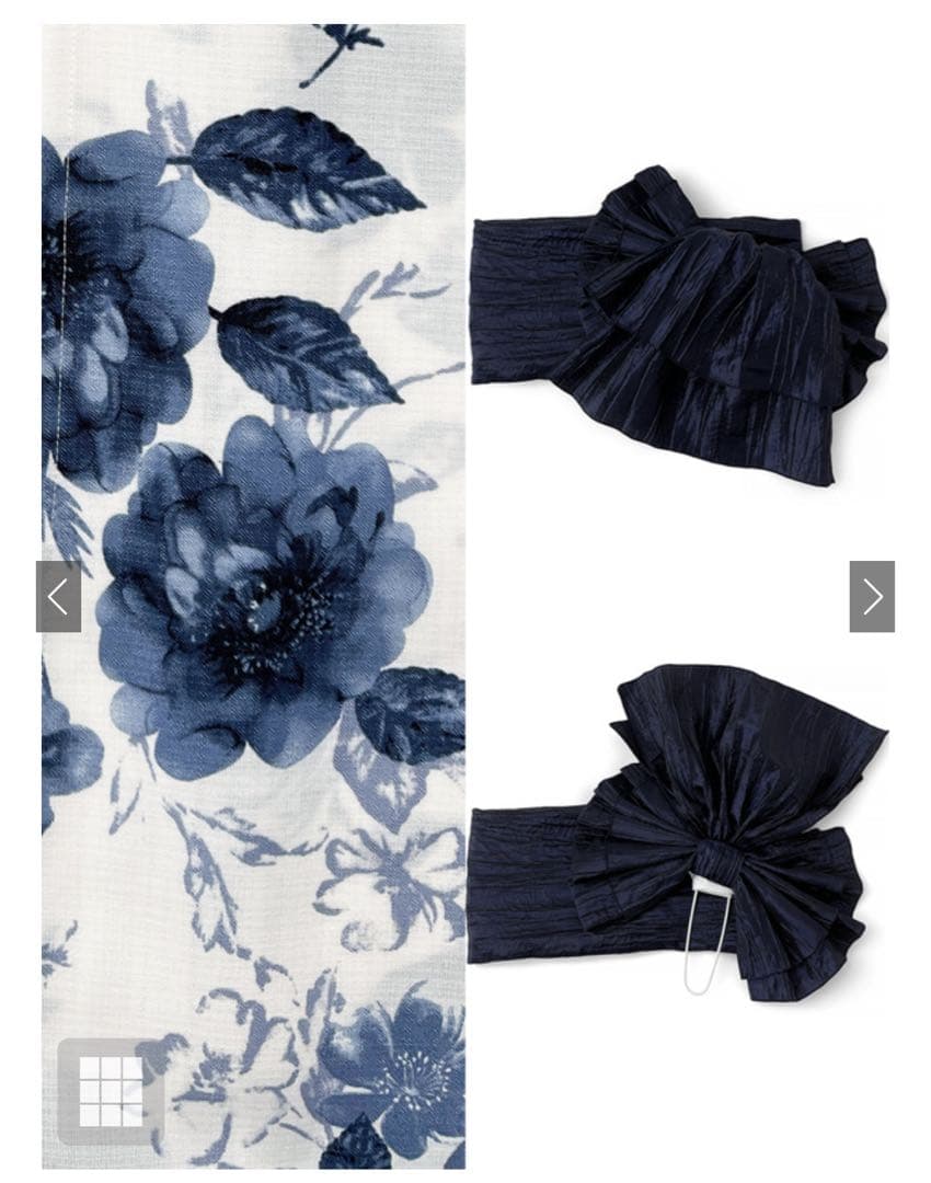 GRL 水彩花柄浴衣セット[gi1519]