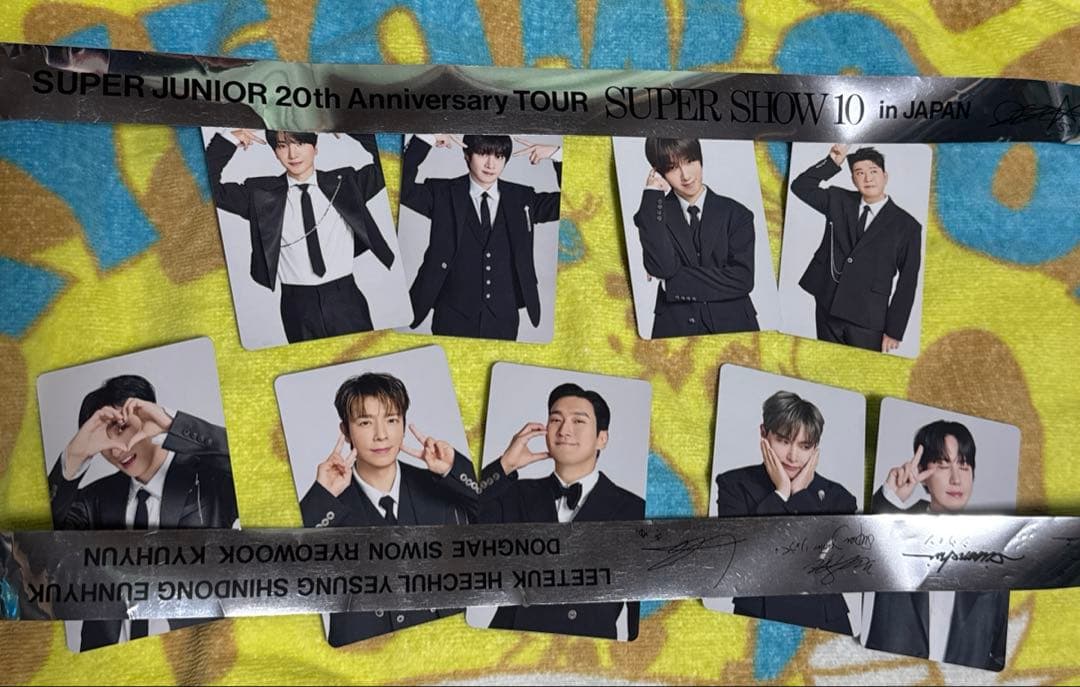 SUPER JUNIOR SUPERSHOW10 プレミアムシート トレカ