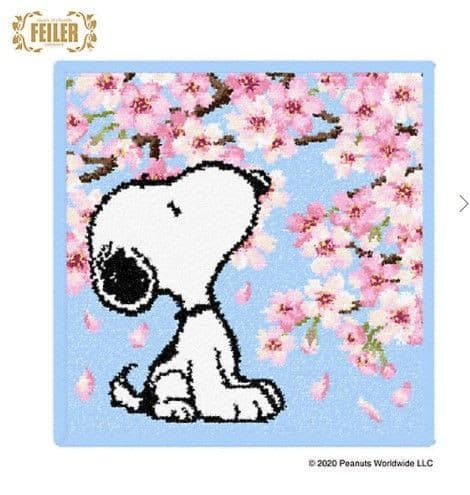 FEILER フェイラー スヌーピー さくら 新品未開封　フェイラーハンカチ