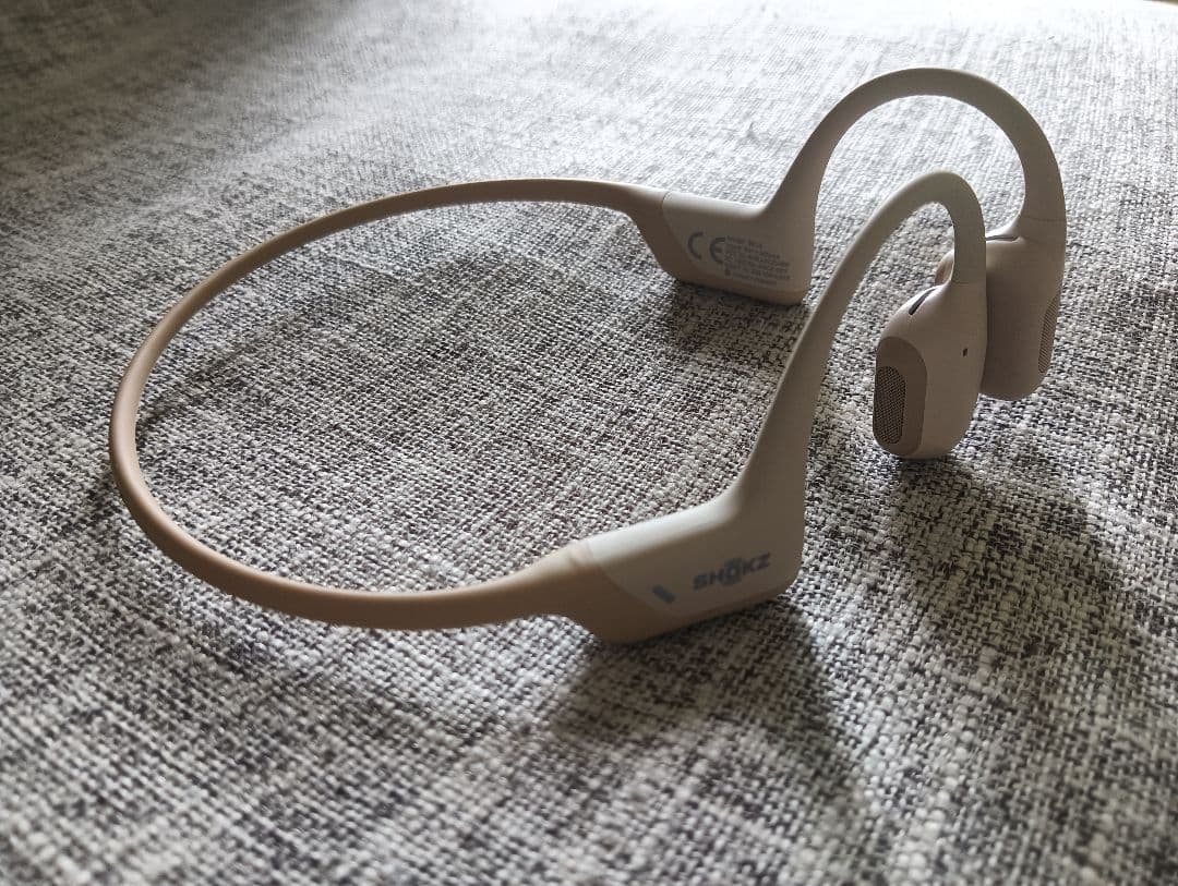 美品 希少ベージュ Shokz Openrun pro 本体のみ