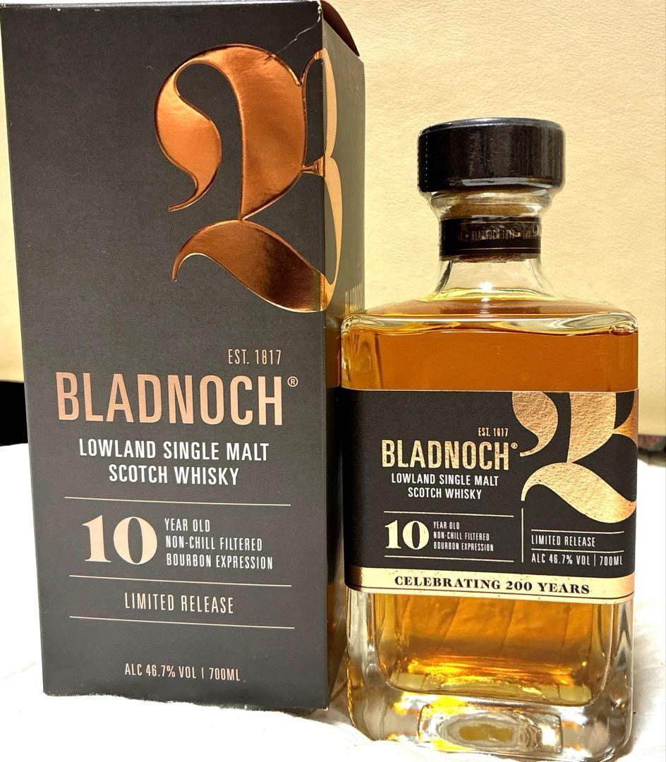 BLADNOCH 10年 200周年限定リリース ウイスキー 700ml
