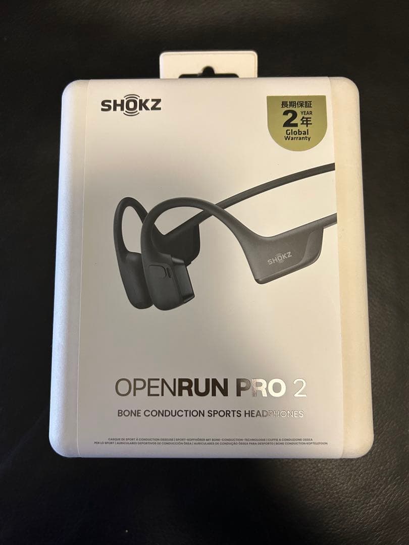 SHOKZ OPENRUN PRO 2 骨伝導イヤホン ブラック