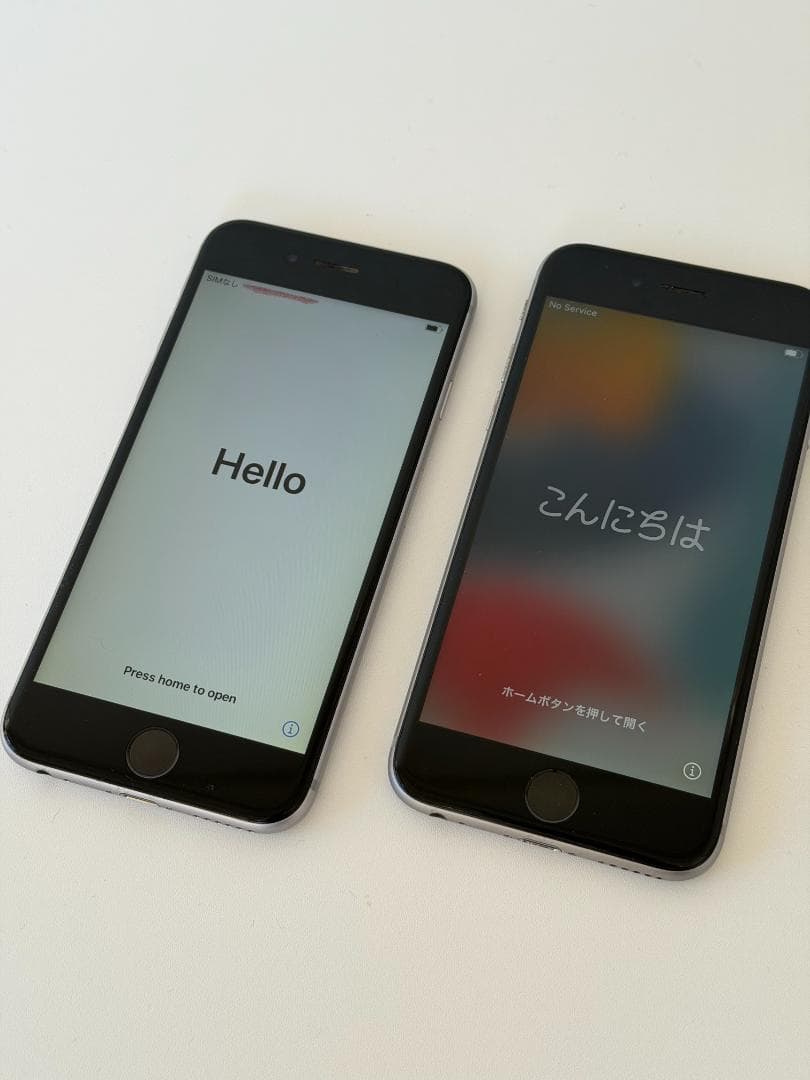 iPhone 6s A1688 2台セット 初期化済 SIMロック解除済み