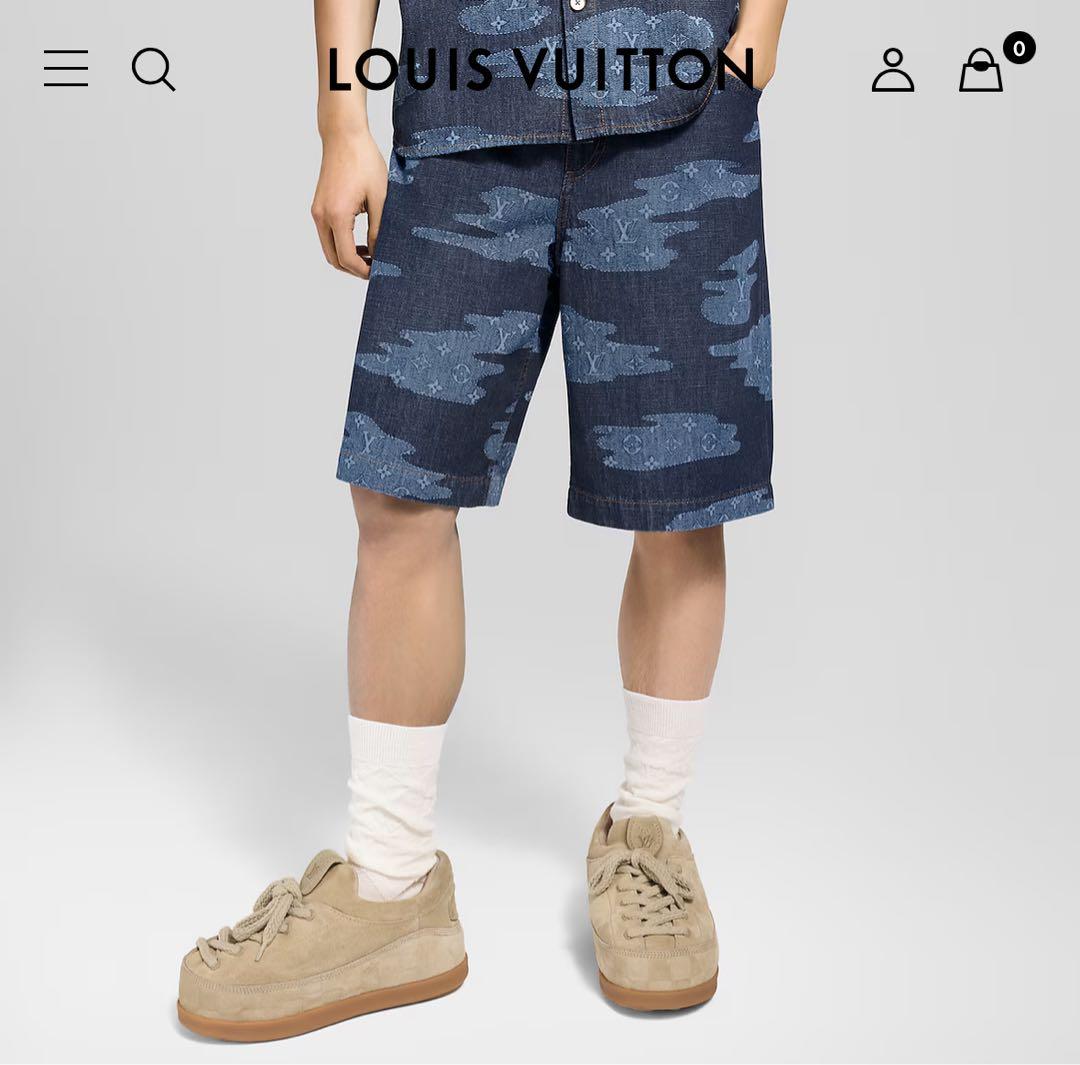 ひぃルイヴィトン　新品　入手困難モノグラム シャンブレーショーツ